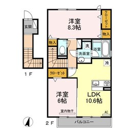 アイリスの物件間取画像